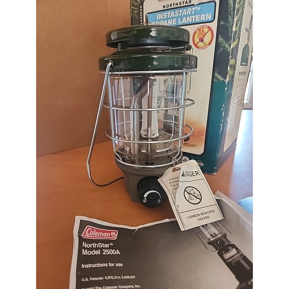 Vintage Coleman Northstar‎ Propane Lantern 2500-750 with Original Box.